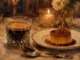 Elegantes Dessertstillleben als Kunstdruck oder Leinwandbild