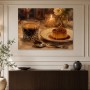 Elegantes Dessertstillleben als Kunstdruck oder Leinwandbild