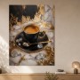 Luxuriöse Kaffeestille als Kunstdruck und Acrylbild