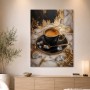 Luxuriöse Kaffeestille als Kunstdruck und Acrylbild