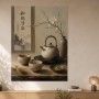 Zen Teezeremonie als Kunstdruck oder Leinwandbild