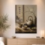 Zen Teezeremonie als Kunstdruck oder Leinwandbild