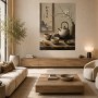 Zen Teezeremonie als Kunstdruck oder Leinwandbild