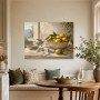 Mediterranes Stillleben mit Zitronen, Kunstdruck oder Leinwandbild