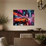 Orangefarbener Supersportwagen als Leinwand oder Acrylbild