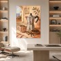 Italienisches Kaffeestillleben als Leinwand oder Poster