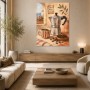 Italienisches Kaffeestillleben als Leinwand oder Poster