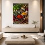 Gewürzkomposition auf Holz, Kunstwerk oder Fine Art Print