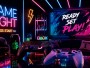 Neon Gaming Wandbild oder Poster für moderne Räume