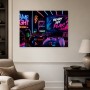 Neon Gaming Wandbild oder Poster für moderne Räume