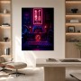 Neon Gaming Motiv als Poster oder Wandbild für stilvolle Räume