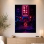 Neon Gaming Motiv als Poster oder Wandbild für stilvolle Räume