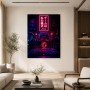 Neon Gaming Motiv als Poster oder Wandbild für stilvolle Räume