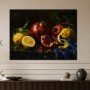 Stillleben mit Granatapfel, Leinwand oder Kunstdruck