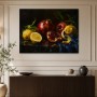 Stillleben mit Granatapfel, Leinwand oder Kunstdruck
