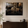 Luxuriöse Uhr auf Marmor als Wandbild oder Fine Art Print