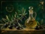 Olivenstillleben als Leinwand oder Poster im eleganten Vintage-Stil
