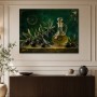 Olivenstillleben als Leinwand oder Poster im eleganten Vintage-Stil