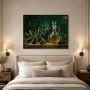 Olivenstillleben als Leinwand oder Poster im eleganten Vintage-Stil