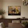 Stillleben mit Trauben und Käse als Kunstdruck oder Leinwandbild