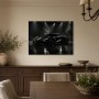 Schwarzer Supersportwagen als Modernes Wandbild oder Acrylbild