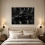 Schwarzer Supersportwagen als Modernes Wandbild oder Acrylbild