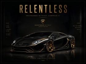 Lamborghini Aventador Ultimae Wandbild oder Kunstdruck mit Luxuscharakter