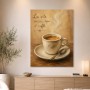 Caffè und Ruhe als Wandbild oder Leinwand