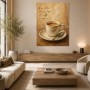 Caffè und Ruhe als Wandbild oder Leinwand