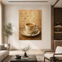 Caffè und Ruhe als Wandbild oder Leinwand