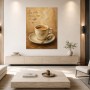 Caffè und Ruhe als Wandbild oder Leinwand