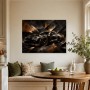Dynamisches Sportwagenmotiv als Acrylbild oder Poster