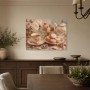 Zarte Teestunde mit Blumen, Fine Art Print oder Poster