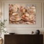 Zarte Teestunde mit Blumen, Fine Art Print oder Poster