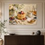 Frühstück mit Pancakes, Leinwand oder Kunstdruck