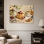 Frühstück mit Pancakes, Leinwand oder Kunstdruck