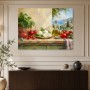 Mediterrane Stillleben Szene als Kunstdruck oder Leinwandbild