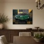Exklusiver Lamborghini in Grün als Wandbild oder Acrylbild