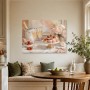 Elegante Dessertszene mit Champagner, Wandbild oder Kunstdruck