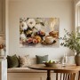 Stillleben mit Blumen, Feigen und Kaffee als Kunstwerk oder Fine Art Print