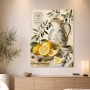 Mediterrane Zitronen und Oliven als Kunstdruck oder Poster