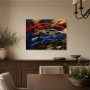 Dynamische Sportwagen, modernes Wandbild oder Fine Art Print