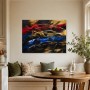Dynamische Sportwagen, modernes Wandbild oder Fine Art Print
