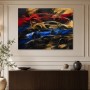 Dynamische Sportwagen, modernes Wandbild oder Fine Art Print