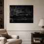 Schwarzer Sportwagen als Modernes Wandbild oder Fine Art Print