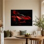 Roter Sportwagen als Acrylbild oder Canvas Print
