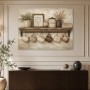 Wandbild Coffee Shelf als Kunstdruck oder Poster