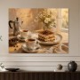 Tiramisu und Espresso als Leinwand oder Poster für die Küche