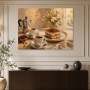 Tiramisu und Espresso als Leinwand oder Poster für die Küche