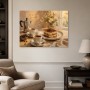 Tiramisu und Espresso als Leinwand oder Poster für die Küche